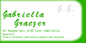 gabriella graczer business card